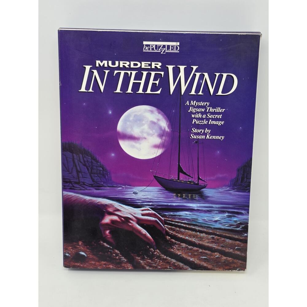Complete BePuzzled Murder in the Wind Mystery Jigsaw Puzzle 500 Pc Vtg 1993